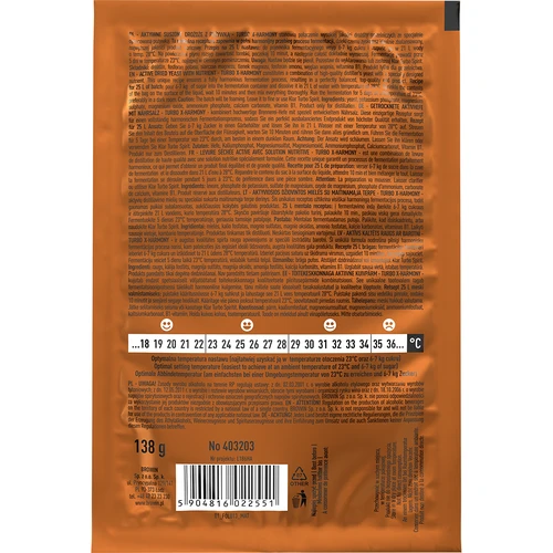 Turbojäst X-Harmony 18%, 25 L, 138 g - 2