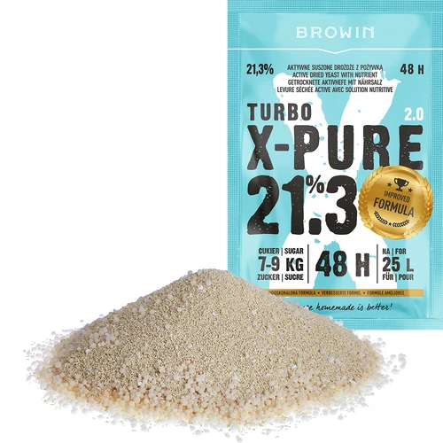 Turbojäst X-Pure 21,3% 48h, 25 L - 3