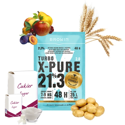 Turbojäst X-Pure 21,3% 48h, 25 L - 4