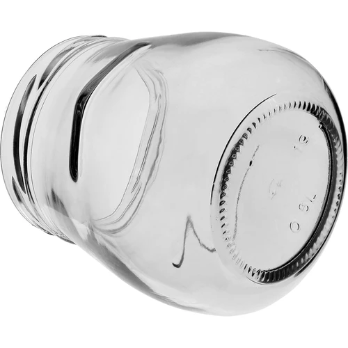 Twist-off burk 500ml "Omvänd Amfora" med färgglatt lock fi 82/6, 6 st. - 8