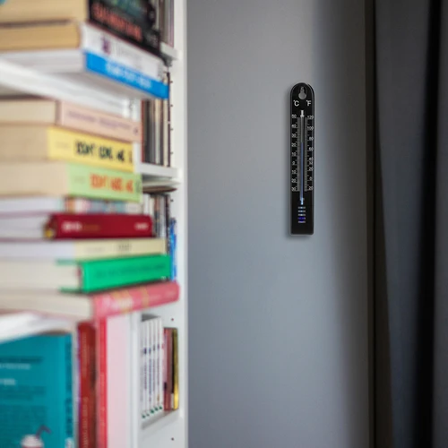 Universell termometer (-30 till +50°C), 17 cm, svart - 5