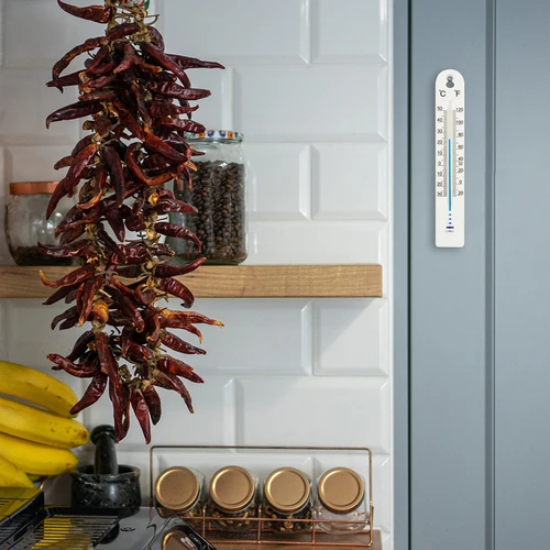 Universell termometer (-30 till +50°C), 17 cm, vit - 4