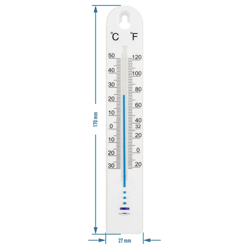 Universell termometer (-30 till +50°C), 17 cm, vit - 2