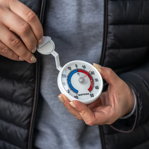Universell termometer, självhäftande (-50°C till +50°C) Ø 7,2cm - 4