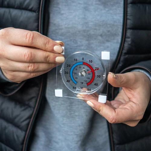 Universell transparent självhäftande termometer (-50°C till +50°C) - 5