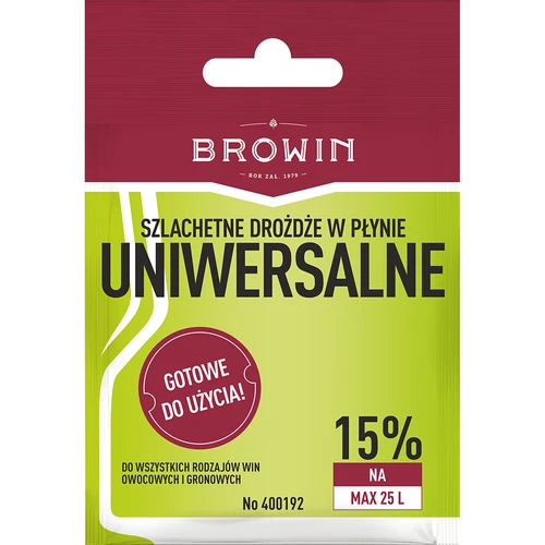 Universell vinsjäst utan förökning, 20 ml