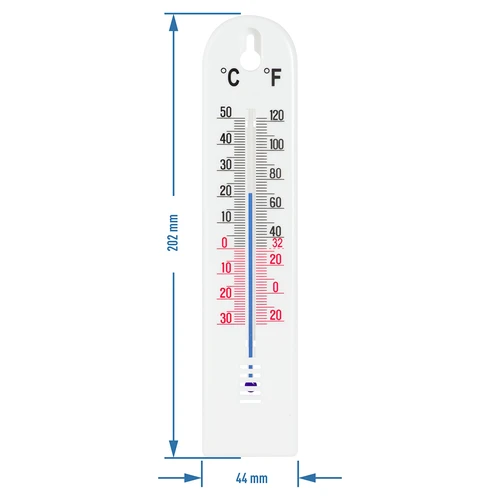 Universell vit termometer (-30°C till +50°C) 20cm - 2