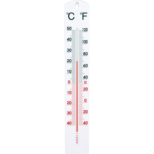 Universell vit termometer (-40°C till +50°C) 40cm