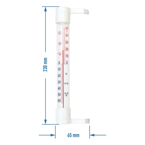 Utomhustermometer (-50°C till +50°C) 23cm mix - 2