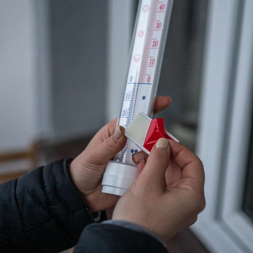 Utomhustermometer (-50°C till +50°C) 23cm mix, tillverkad i Polen - 4