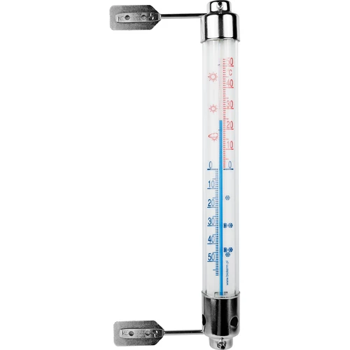 Utomhustermometer med metallram (-50°C till +50°C) 20cm