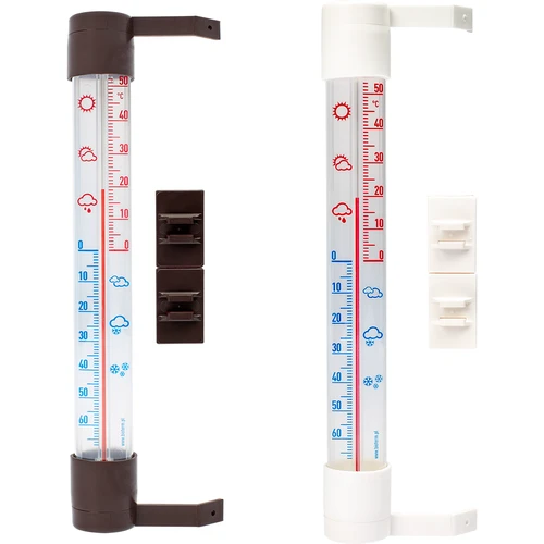 Utomhustermometer med transparent skala (-70°C till +50°C) 23cm mix