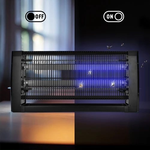 UVA insektslampa 20 W, svart - 8