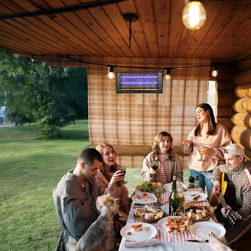 UVA insektslampa 20 W, svart - 9