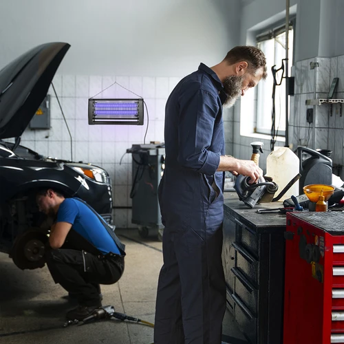 UVA insektslampa 20 W, svart - 11