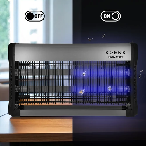 UVA insektslampa 40 W, silver - 8