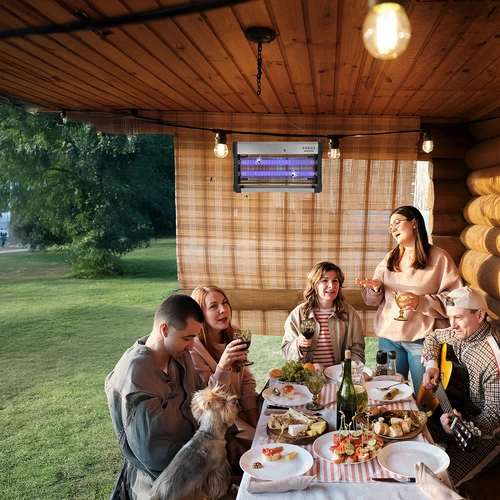 UVA insektslampa 40 W, silver - 9