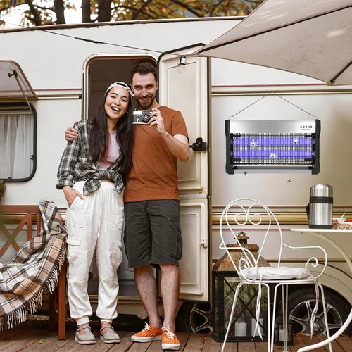 UVA insektslampa 40 W, silver - 12