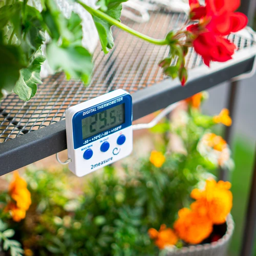 Väderstation – elektronisk, sond, vit - 7