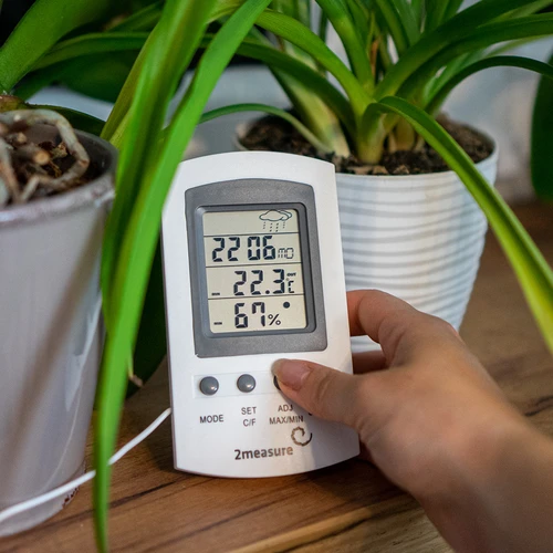 Väderstation – elektronisk, sond, vit - 8