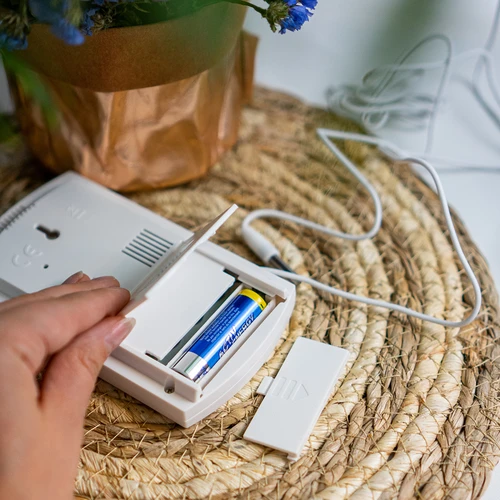 Väderstation – elektronisk, sond, vit - 12