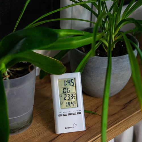 Väderstation – elektronisk, sond, vit - 4