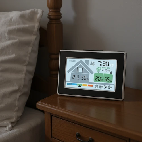 Väderstation från Soens – elektronisk, med trådlös utomhussensor - 7