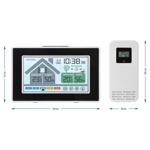 Väderstation från Soens – elektronisk, med trådlös utomhussensor - 6