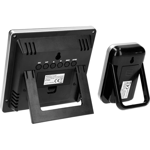 Väderstation RCC, DCF – elektronisk, trådlös, belyst sensor, svart - 4