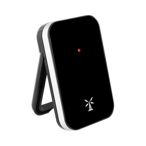 Väderstation RCC, DCF – elektronisk, trådlös, belyst sensor, svart - 3