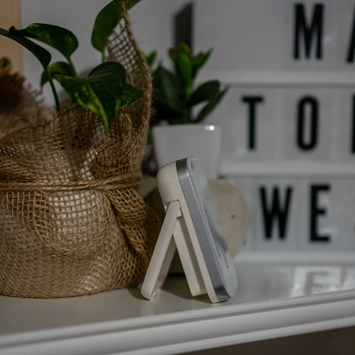 Väderstation RCC, DCF – elektronisk, trådlös, belyst sensor, vit - 12