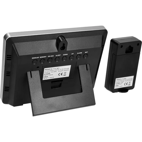 Väderstation RCC – elektronisk, bakgrundsbelyst, trådlös, sensor, svart - 7