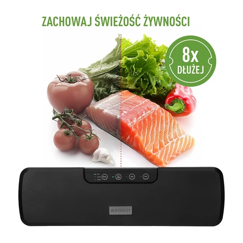 Vakuumförseglare - multifunktionell, svart - 10