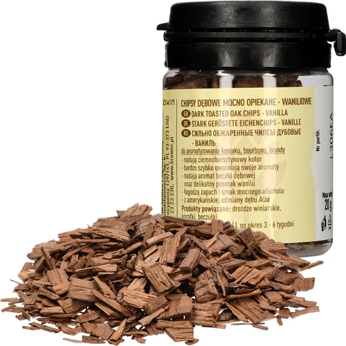 Vaniljekflingor, starkt rostade, 20g - 3