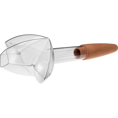 Växtbevattnare – genomskinligt blad med keramisk fot, 120 ml - 4