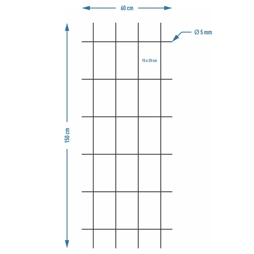 Växtstöd - galler (150cm x 60cm) 3 stycken - 7