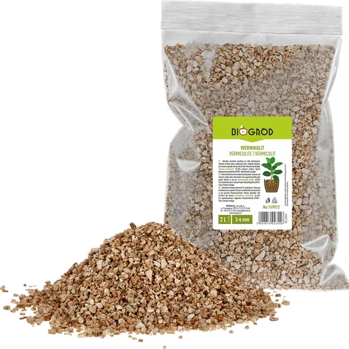 Vermikulit för krukväxter och trädgårdsskötsel, 2 L