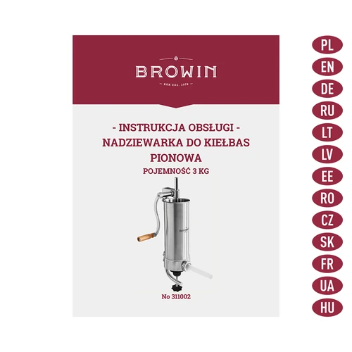 Vertikal korvstoppare 3 kg - 8