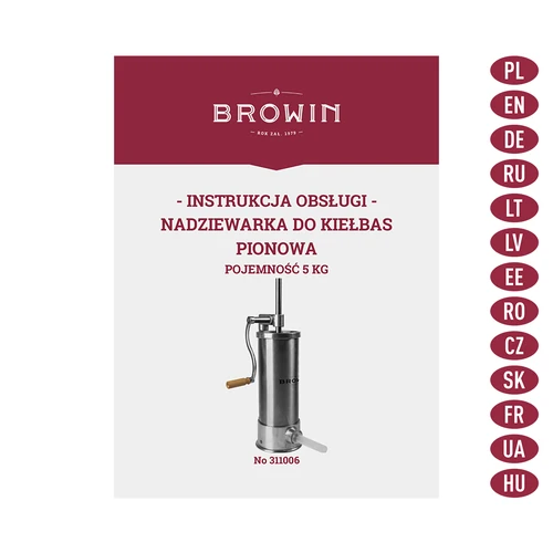 Vertikal korvstoppare 5 kg - 9