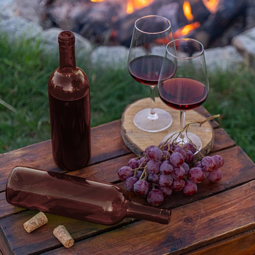 Vinflaska 0,75 L brun - förpackning 8 st. - 7