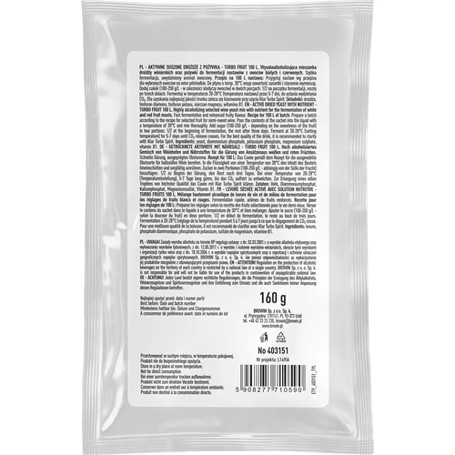 Vinjäst Turbo Fruit 5-7 dagar 100 L - 2