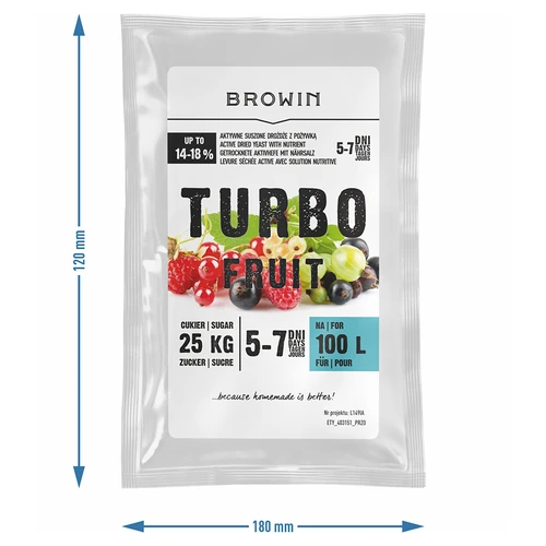 Vinjäst Turbo Fruit 5-7 dagar 100 L - 3