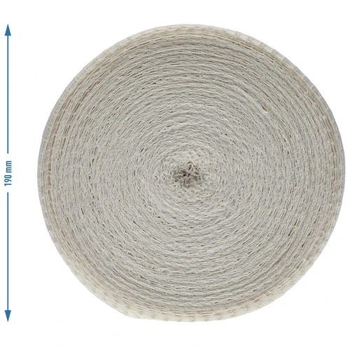 Vit charknät med måtten 12,5 cm x 50 m, med värmebeständighet upp till 220°C - 4