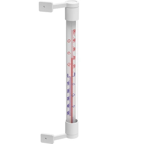 Vit utomhustermometer (-50°C till +50°C) 22cm - 2