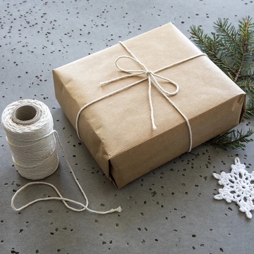 Vitt bomullssnöre för charkuterier (240°C) 55 m - 9