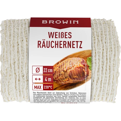 Vitt röknät 22 cm x 4 m upp till 220°C - 3