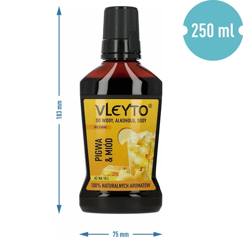 VLEYTO Kvitten & Honung – smakessens med naturliga aromer, 250 ml - 5