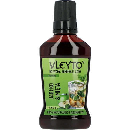 VLEYTO Mynta & Äpple – smakessens med naturliga aromer, 250 ml