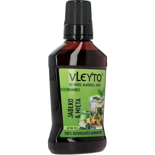 VLEYTO Mynta & Äpple – smakessens med naturliga aromer, 250 ml - 3