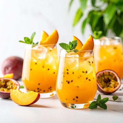 VLEYTO Persika & Passionsfrukt – smakessens med naturliga aromer, 250 ml - 8